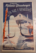 Indlæs billede til gallerivisning Cirkus Mikkenie-Strassburgen program 1941
