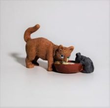 Kat og mus til dukkehus