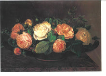 Indlæs billede til gallerivisning Forskellige dobbelte kort med blomstermalere på HC Andersens tid
