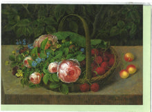 Indlæs billede til gallerivisning Forskellige dobbelte kort med blomstermalere på HC Andersens tid
