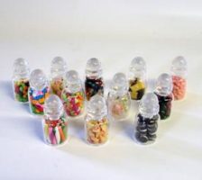 Slikglas til dukkehus