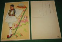 Indlæs billede til gallerivisning 5 Farverige gamle postkort nr 40-44
