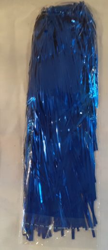 Glimmerparyk blå festlig metallic