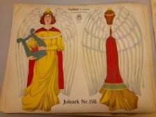 Gammelt originalt jule ark nr 150 fra Strandbergs forlag