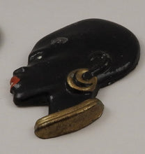 Indlæs billede til gallerivisning Broche afrikansk kvinde kobber
