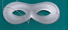 Indlæs billede til gallerivisning Domino maske i stof materiale flere farver
