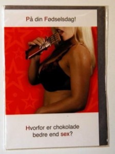 Hvorfor er chokolade bedre end sex