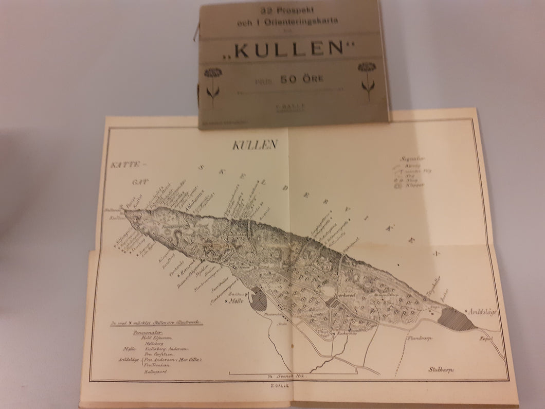 Gammel brochure over Kullen