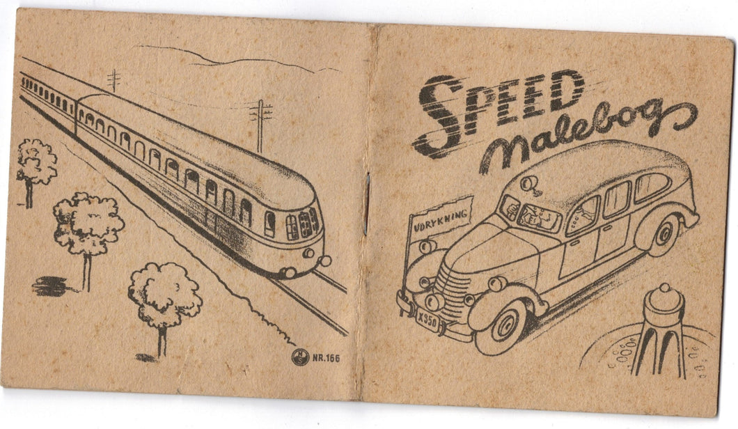 Gammel speed malebog