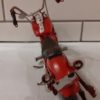 Indlæs billede til gallerivisning Motorcykel rød til dekoration
