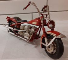 Indlæs billede til gallerivisning Motorcykel rød til dekoration
