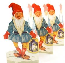 Nisseremse med nisse og lygte