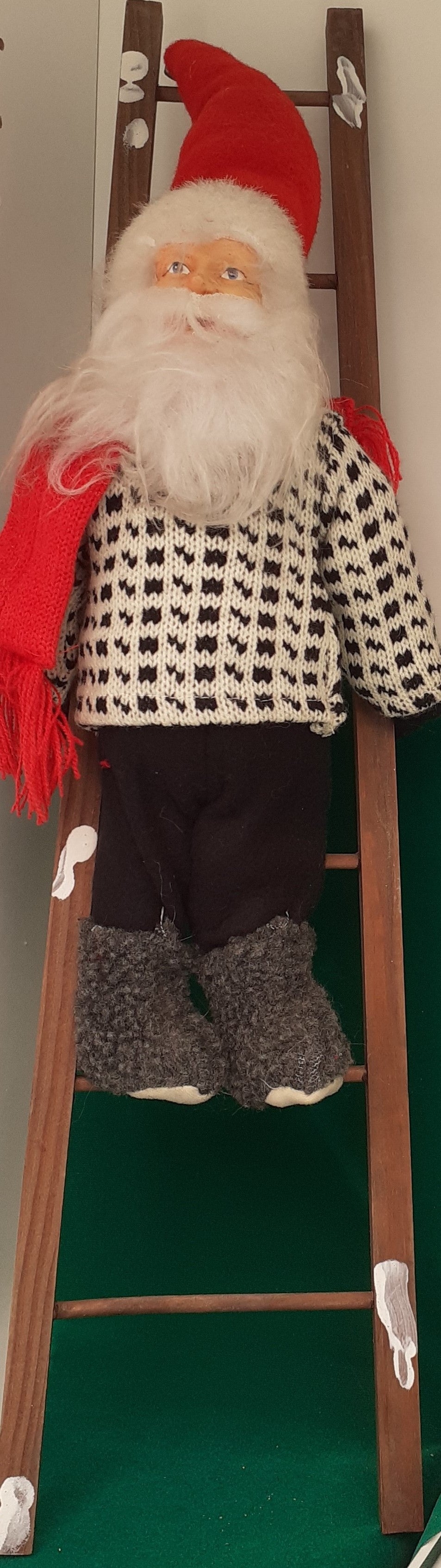 Julemand på stige