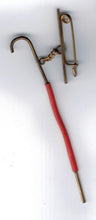 Indlæs billede til gallerivisning Fin broche med paraply på fra 1950´erne
