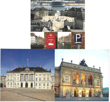 Indlæs billede til gallerivisning 7 Postkort København Rosenborg, Amalienborg mm
