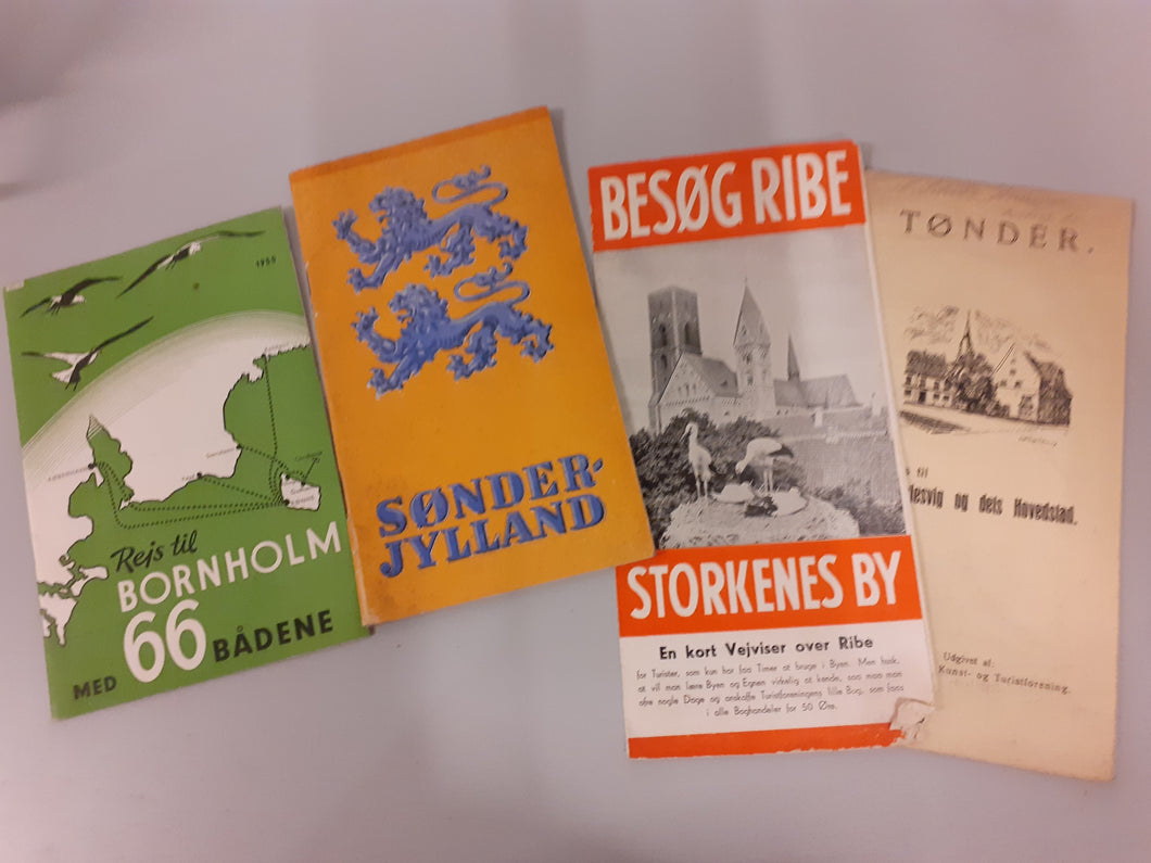 Gamle rejse brochure Danmark