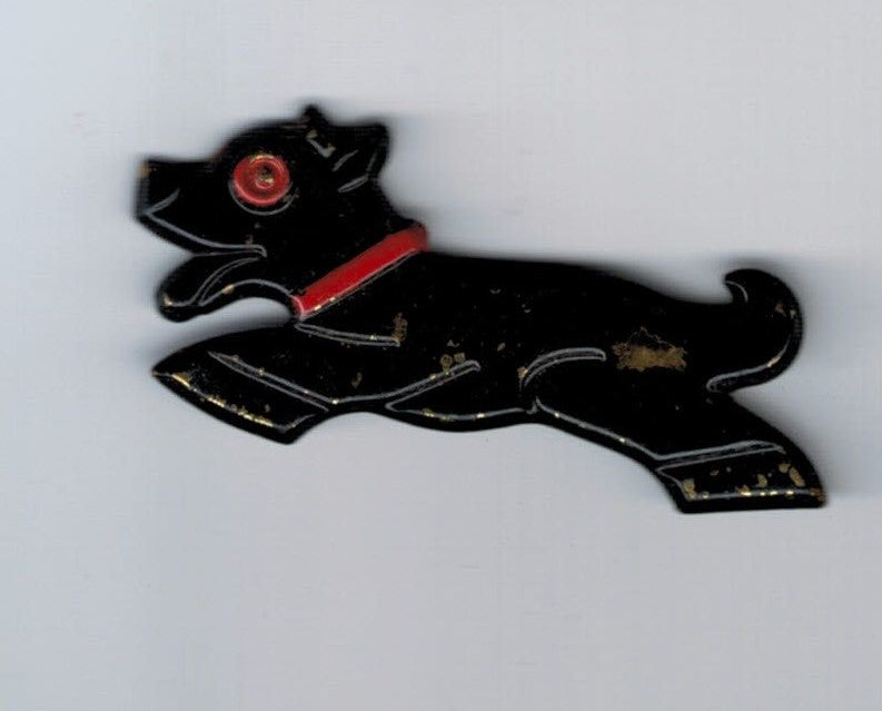 Broche springende hund