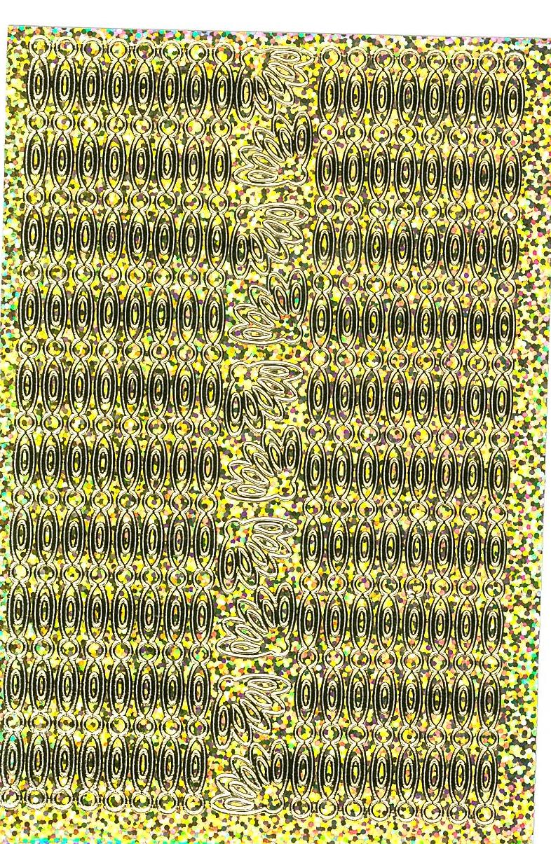 Stickers kæde guld