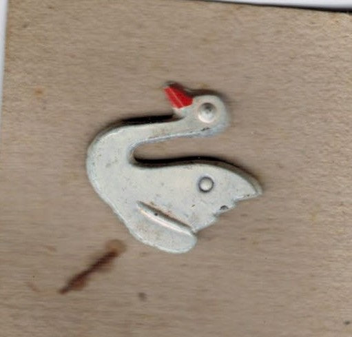 Pins med svane