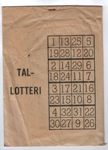 Indlæs billede til gallerivisning Tal-lotteri
