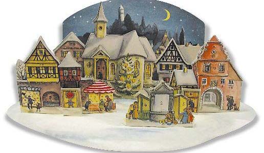 Julekalender by flot fold ud