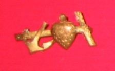 Tro håb og kærlighed broche fra 1940´erne