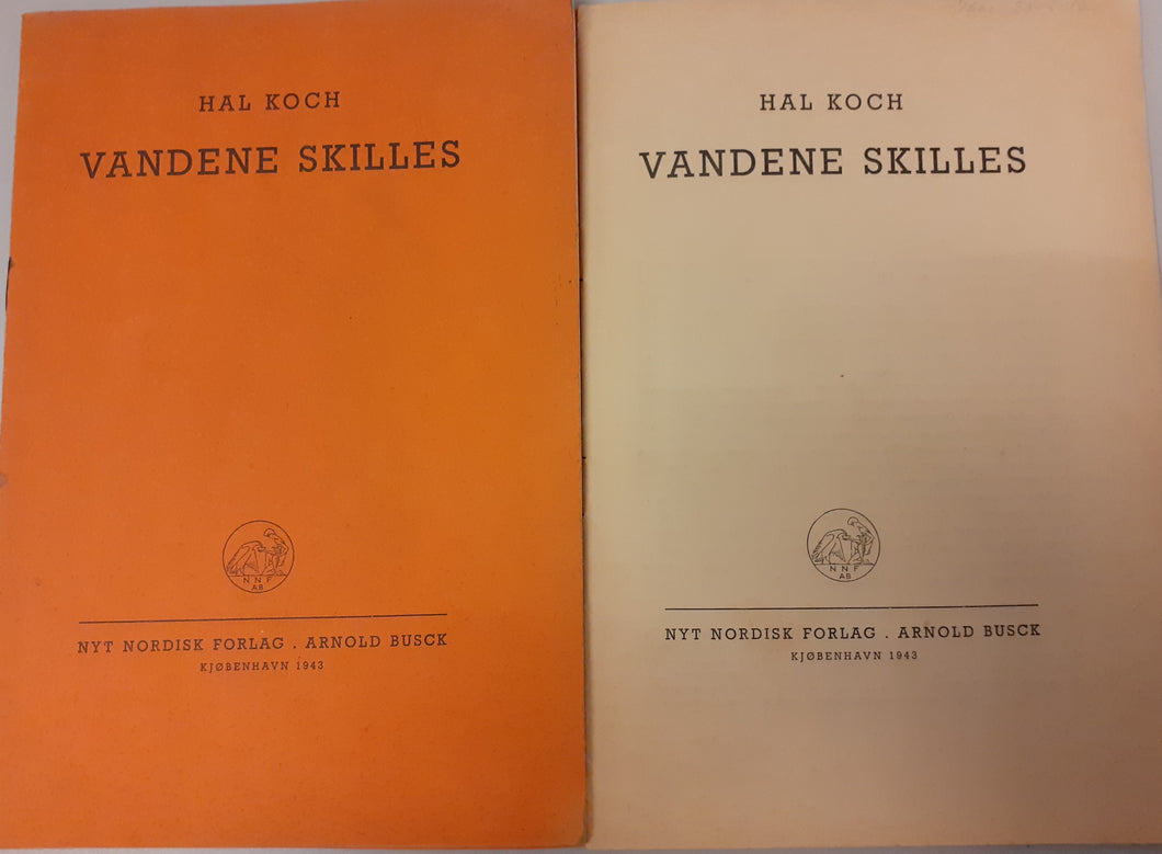 Vandene skilles af Hal koch