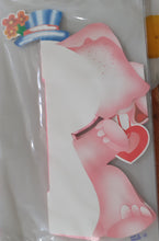 Indlæs billede til gallerivisning Fold ud stor lyserød elefant

