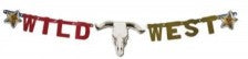 Flot Wild West bogstavs banner