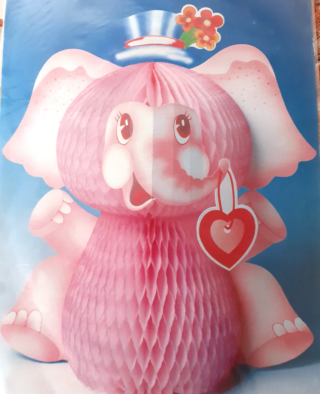 Fold ud stor lyserød elefant